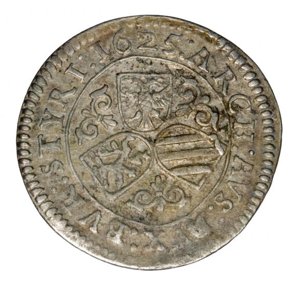 3 krajcary 1625 Ferdynand II Habsburg Austria Graz (2)