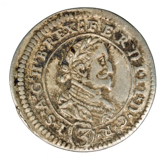 3 krajcary 1626 Ferdynand II Habsburg Austria Graz (1)