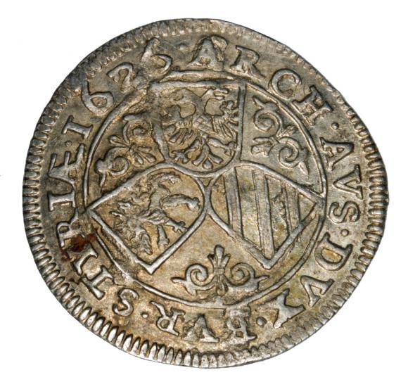 3 krajcary 1626 Ferdynand II Habsburg Austria Graz (2)