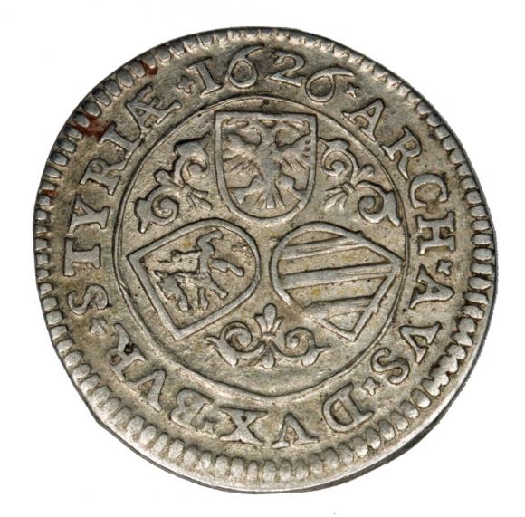 3 krajcary 1626 Ferdynand II Habsburg Austria Graz (2)