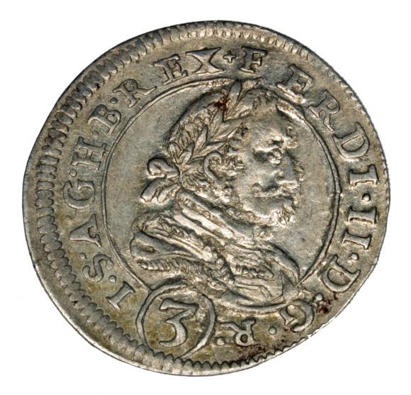 3 krajcary 1626 Ferdynand II Habsburg Austria Graz (1)