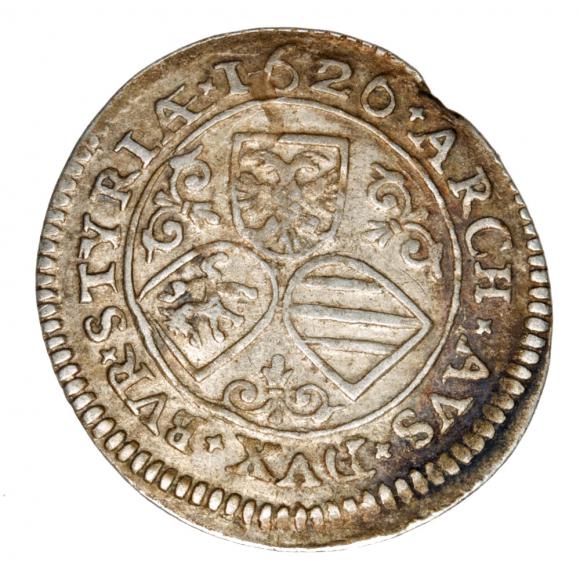 3 krajcary 1626 Ferdynand II Habsburg Austria Graz (2)