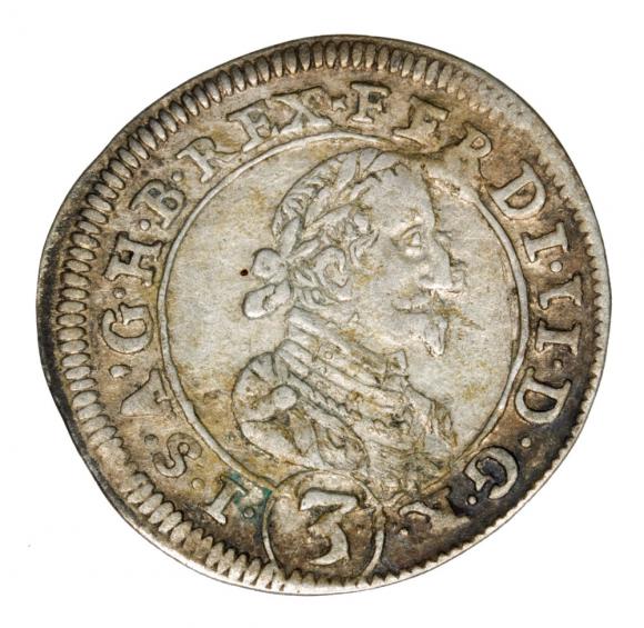 3 krajcary 1626 Ferdynand II Habsburg Austria Graz (1)