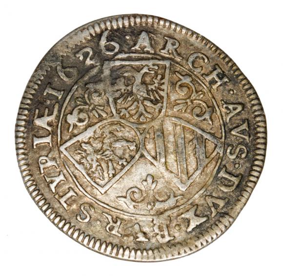 3 krajcary 1626 Ferdynand II Habsburg Austria Graz (2)
