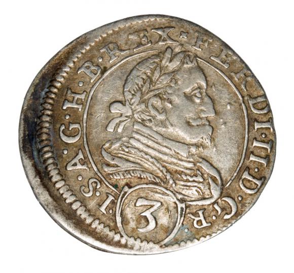 3 krajcary 1626 Ferdynand II Habsburg Austria Graz (1)