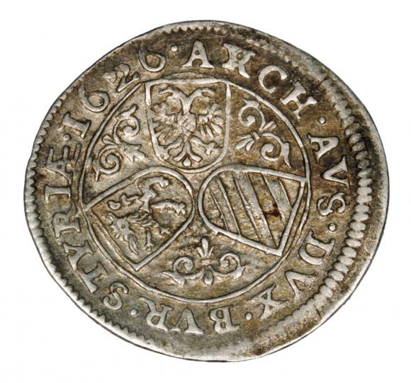 3 krajcary 1626 Ferdynand II Habsburg Austria Graz (2)