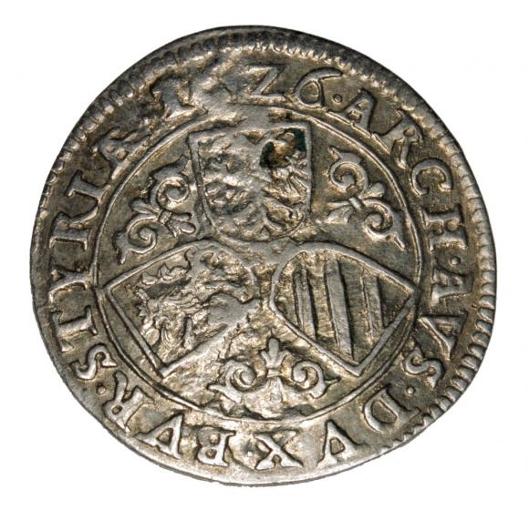 3 krajcary 1626 Ferdynand II Habsburg Austria Graz (2)