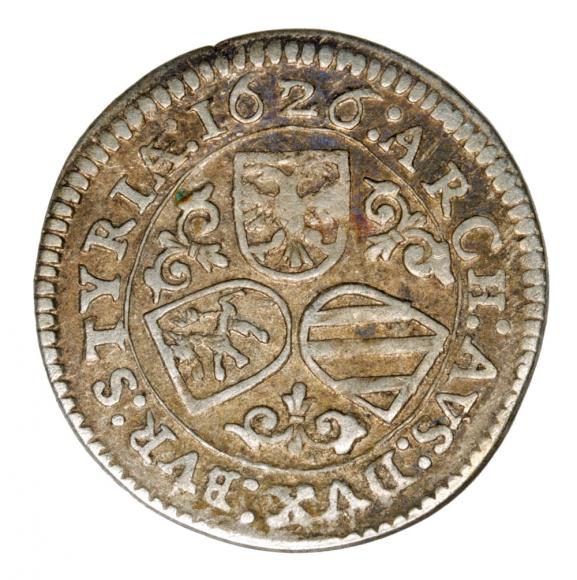 3 krajcary 1626 Ferdynand II Habsburg Austria Graz (2)