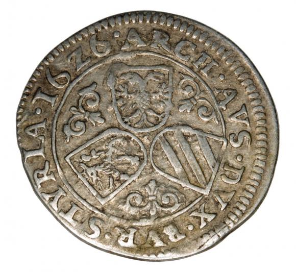 3 krajcary 1626 Ferdynand II Habsburg Austria Graz (2)