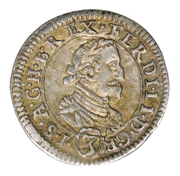 3 krajcary 1625 Ferdynand II Habsburg Austria Graz (1)