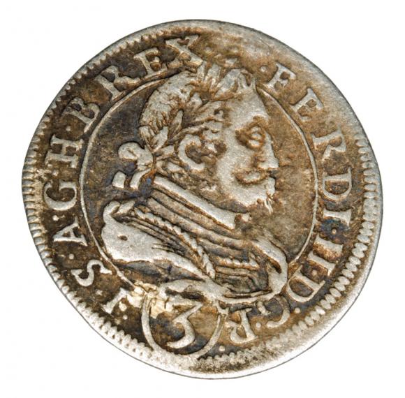 3 krajcary 1629 Ferdynand II Habsburg Austria Graz (1)