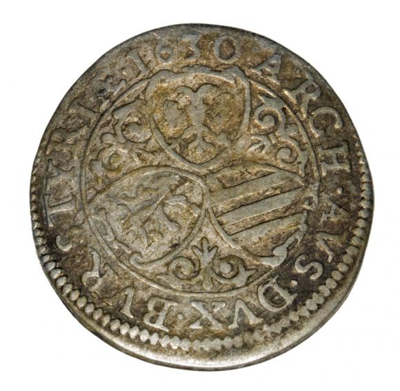 3 krajcary 1630 Ferdynand II Habsburg Austria Graz (2)