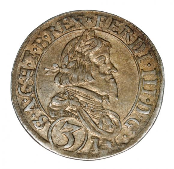 3 krajcary 1638 Ferdynand III Habsburg Austria Sant Veit (1)