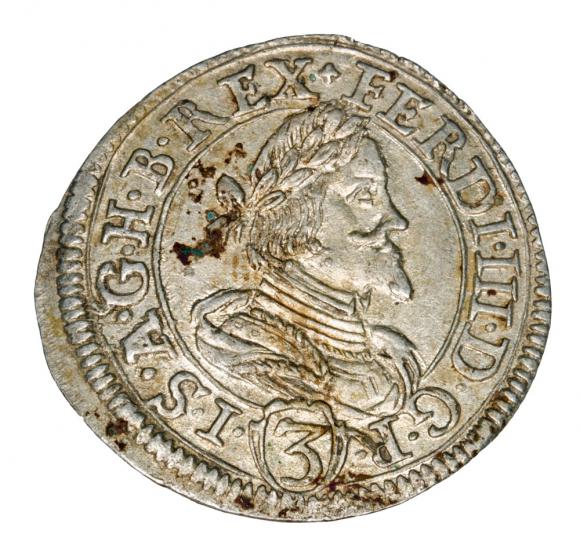3 krajcary 1640 Ferdynand III Habsburg Austria Graz (1)