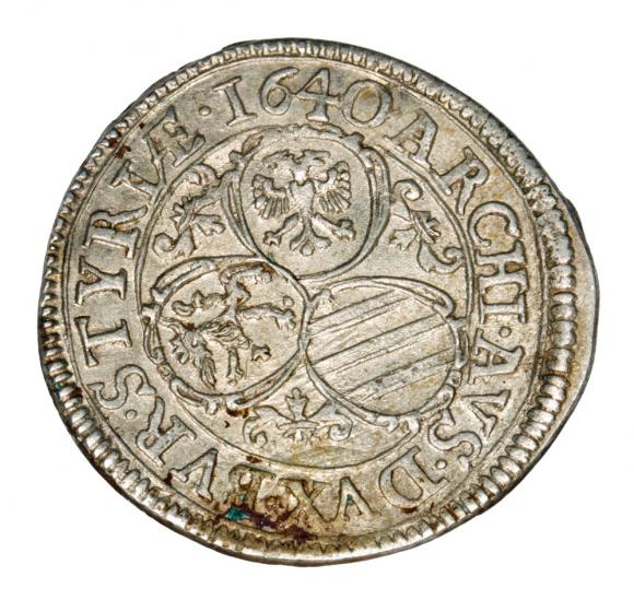 3 krajcary 1640 Ferdynand III Habsburg Austria Graz (2)
