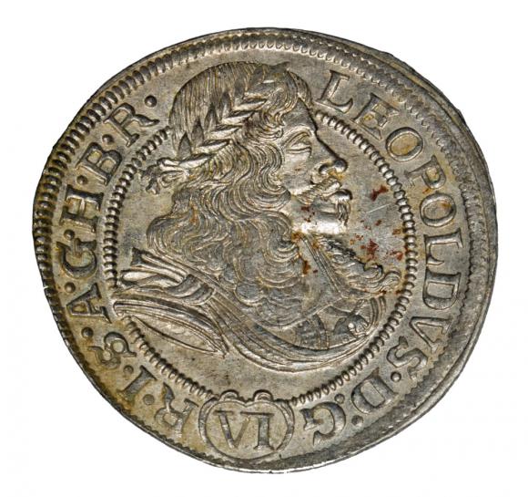 6 krajcarów 1673 Leopold I Habsburg Śląsk Wrocław (1)
