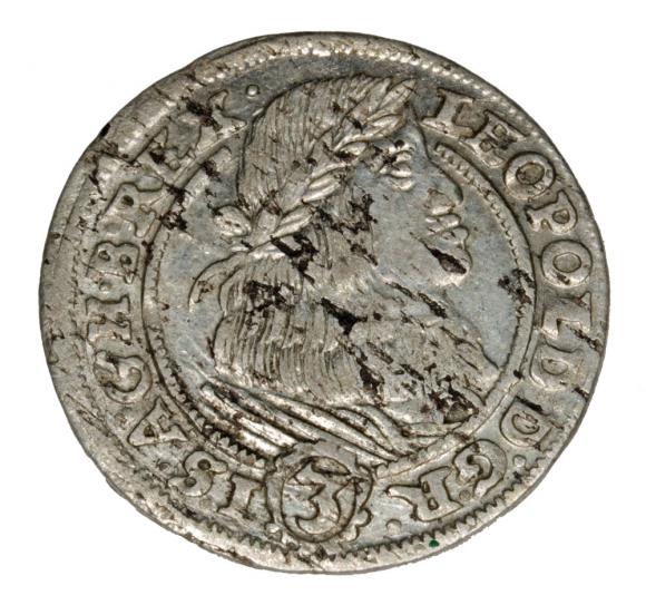 3 krajcary 1661 Leopold I Habsburg Śląsk Wrocław (1)