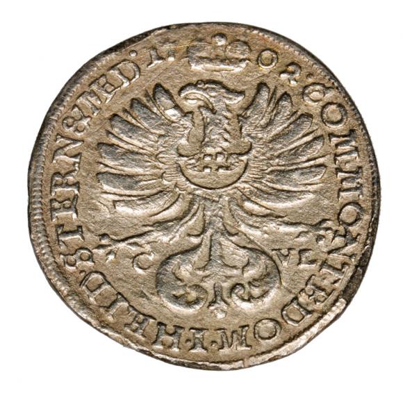 3 krajcary 1702 Chrystian Ulryk Księstwo Oleśnicko - Bierutowsko - Radziejowskie Oleśnica (2)
