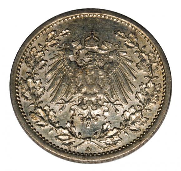1/2 marki 1913 A Wilhelm II Hohenzollern Niemcy Berlin (2)