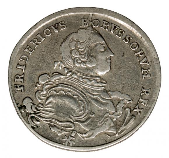 1/4 talara 1752 Fryderyk II Wielki Prusy Wrocław (1)