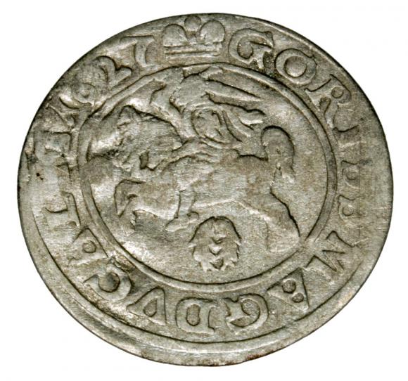 Grosz 1627 Zygmunt III Waza Litwa Wilno (2)