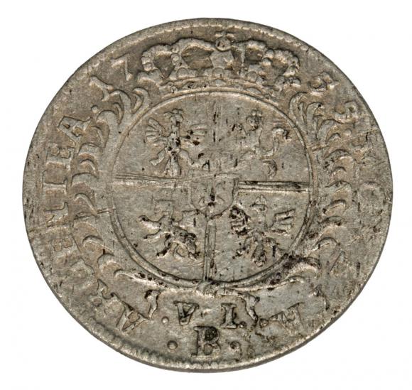 Szóstak 1755 Fryderyk II Wielki Prusy Wrocław (2)