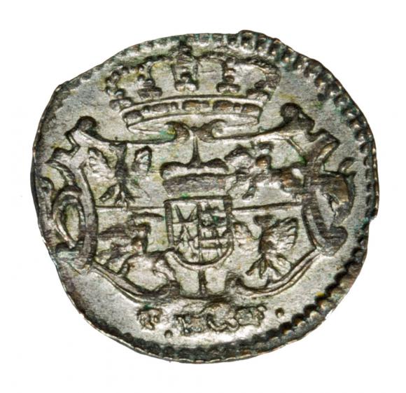 Halerz 1755 August III Polska Drezno (2)