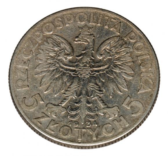 5 złotych 1934 II RP Warszawa (2)