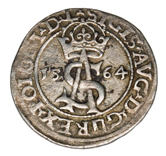 Trojak 1564 Zygmunt II August Litwa Wilno (1)