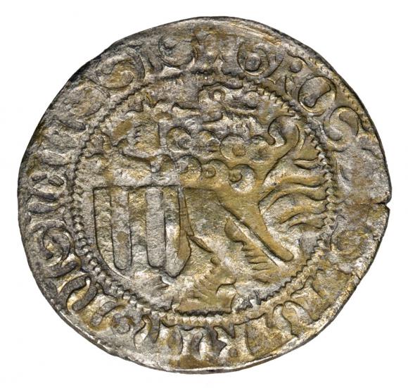 Grosz miśnieński Fryderyk II Łagodny Niemcy Saksonia (2)