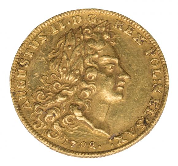 2 dukaty 1702 August II Mocny Polska Drezno (3)