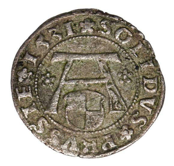 Szeląg 1531 Albrecht Hohenzollern Księstwo Pruskie Królewiec (1)