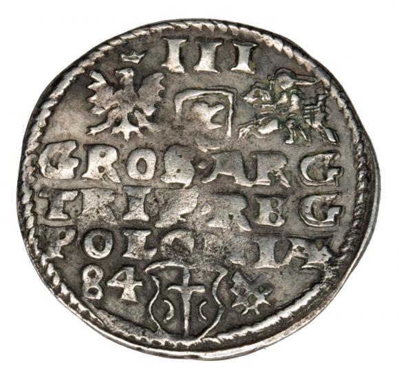 Trojak 1584 Stefan Batory Polska Poznań (2)