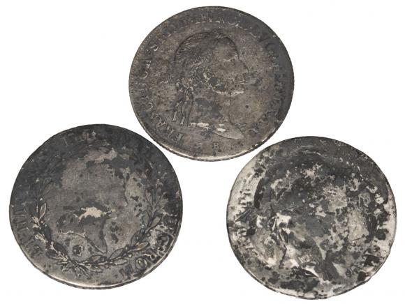 Zestaw 3 x 20 krajcarów 1784 - 1833 Austria (1)
