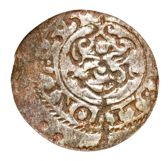 Szeląg 1655 Karol Gustaw Liwonia (2)