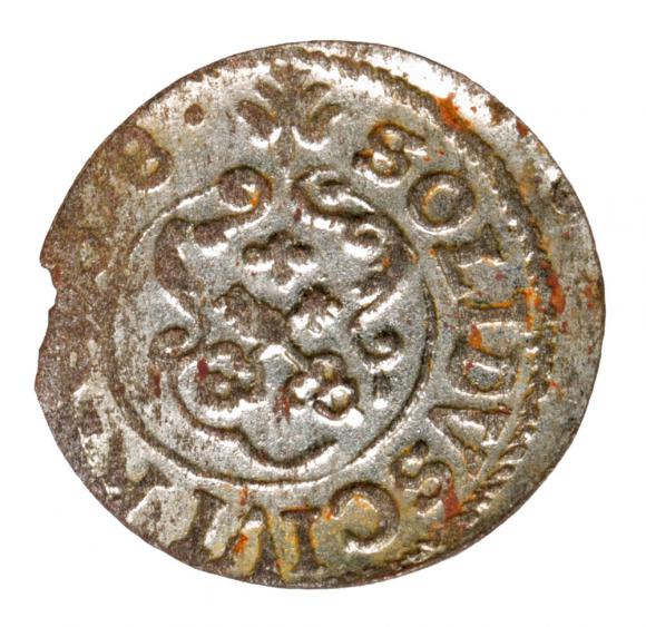 Szeląg 1658 Karol Gustaw Ryga (2)