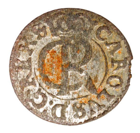 Szeląg 1662 Karol XI Ryga (1)