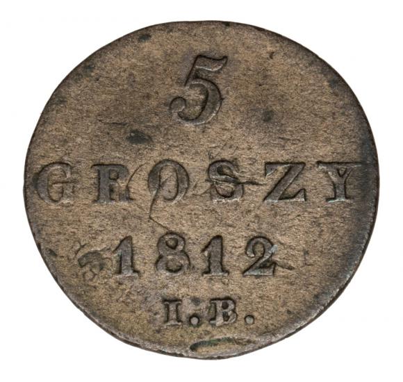 5 Groszy 1812 Fryderyk August Księstwo Warszawskie Warszawa (1)