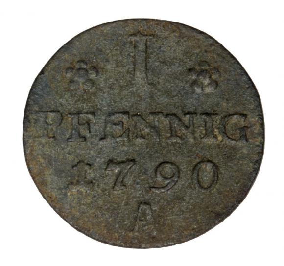 1 Fenig 1790 Fryderyk Wilhelm II Prusy Berlin (1)