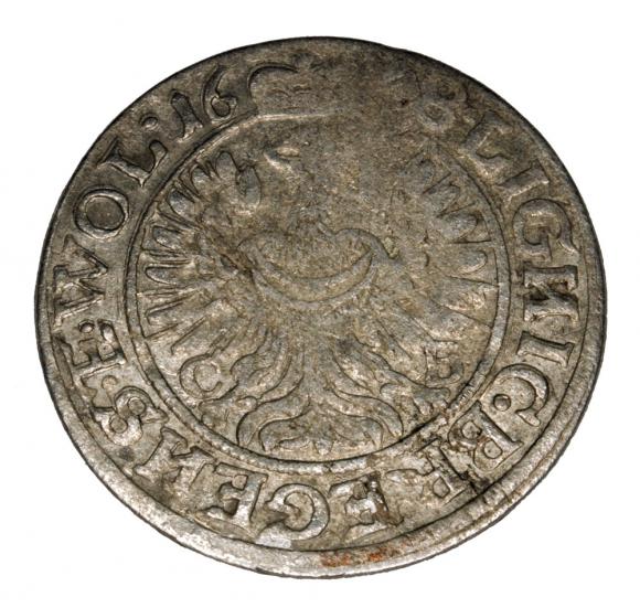 3 krajcary 1668 Chrystian Wołowski Księstwo Brzesko-Legnicko-Wołowskie Brzeg (2)