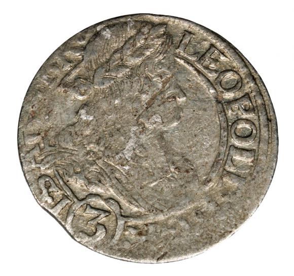 3 krajcary 1666 Leopold I Habsburg Śląsk Wrocław (1)