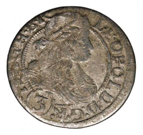 3 krajcary 1666 Leopold I Habsburg Śląsk Wrocław (1)