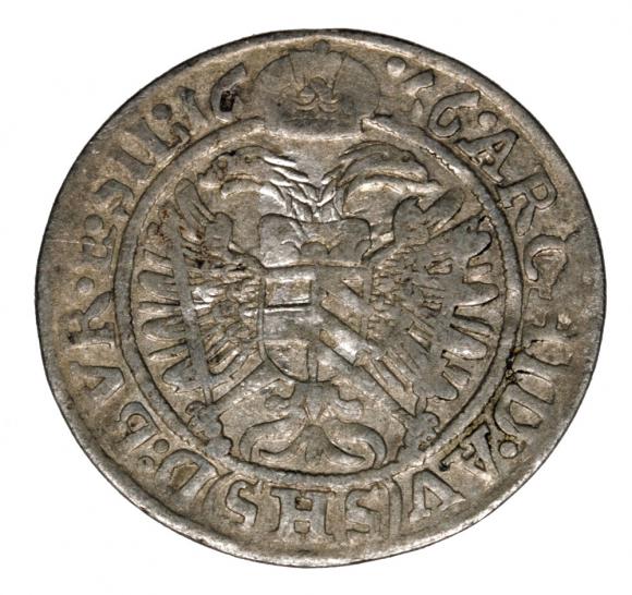 3 krajcary 1666 Leopold I Habsburg Śląsk Wrocław (2)