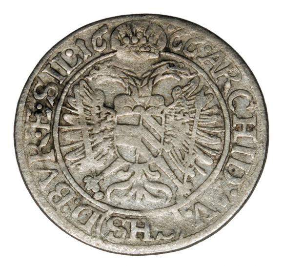 3 krajcary 1666 Leopold I Habsburg Śląsk Wrocław (2)