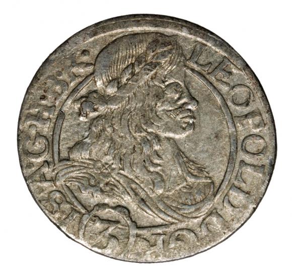 3 krajcary 1666 Leopold I Habsburg Śląsk Wrocław (1)