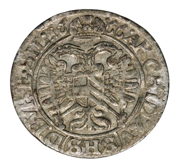 3 krajcary 1666 Leopold I Habsburg Śląsk Wrocław (2)