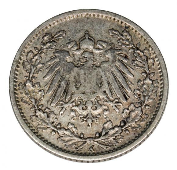 1/2 marki 1905 Wilhelm II Hohenzollern Prusy Berlin (2)