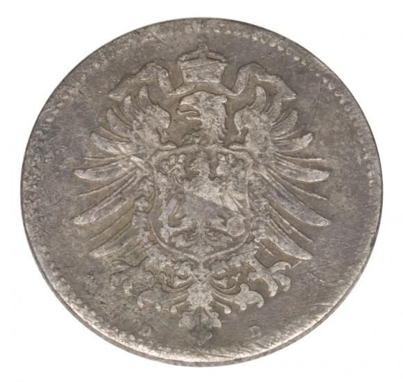 1 marka 1881 Wilhelm I Hohenzollern Prusy Monachium (2)