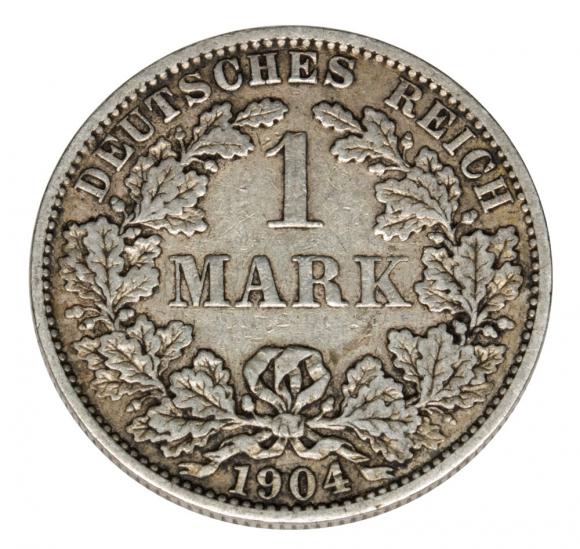 1 marka 1904 Wilhelm II Hohenzollern Prusy Berlin (1)