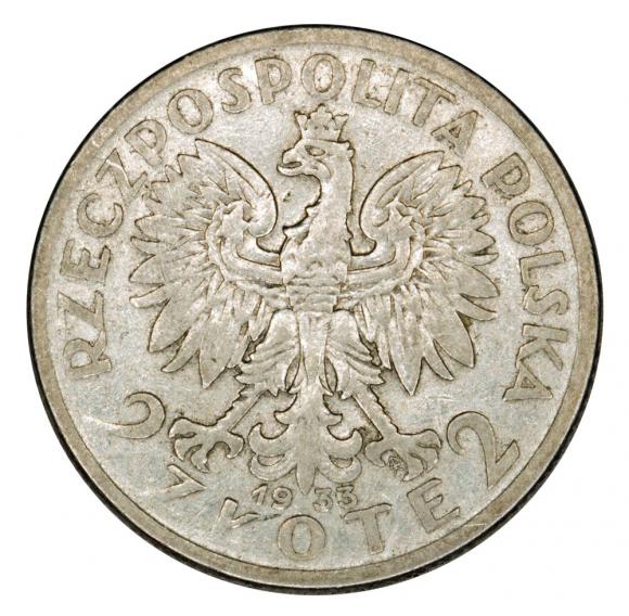 2 złote 1933 II RP Warszawa (2)